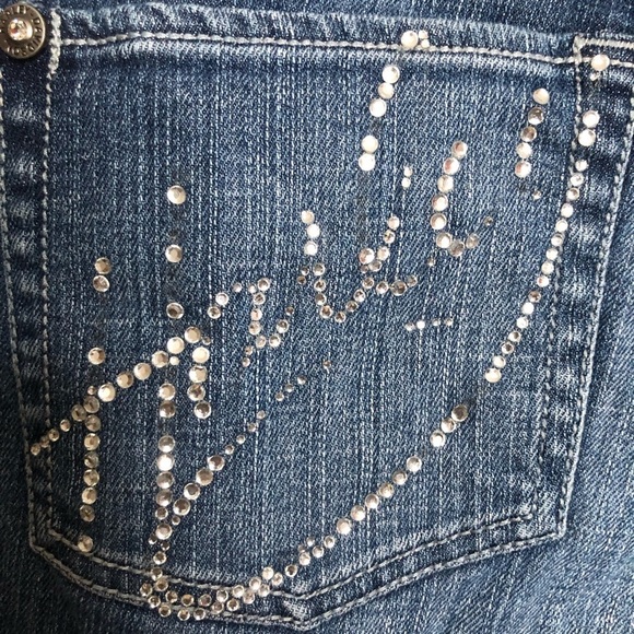 Harley-Davidson Boot Cut Flared Jeans Size 6 - Picture 6 of 11